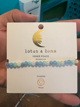 Load image into Gallery viewer, Lotus and Luna Chakra 4mm Bracelets