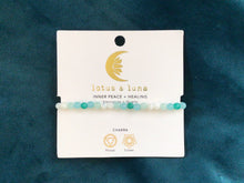 Load image into Gallery viewer, Lotus and Luna Chakra 4mm Bracelets