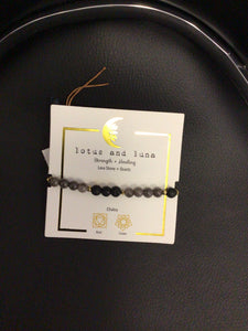 Lotus and Luna Chakra 6mm Bracelets