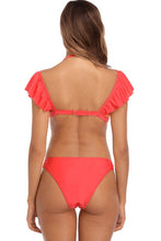 Load image into Gallery viewer, Charmo Flouncy Red Bikini
