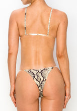 Load image into Gallery viewer, Envya Clear-strap Skimpy Draped Bikini Set
