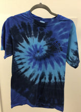 Load image into Gallery viewer, Wild Flier Dark Blue Tie Dye T-shirt
