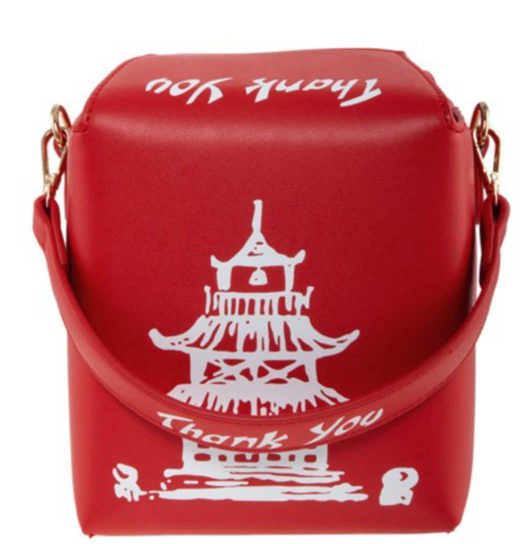 China Style Lunch Box Shape Bag with Handle