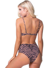 Load image into Gallery viewer, Beach Joy Bikini animal print underwire bikini set
