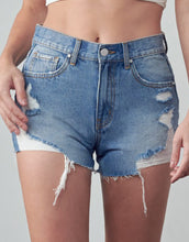 Load image into Gallery viewer, Insane Gene High Waist Destroyed Shorts
