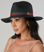 Load image into Gallery viewer, ICCO Accessories GO Fedora Hat With Red and Green Trim
