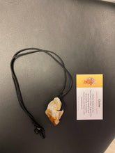 Load image into Gallery viewer, Cord-wrapped Stone Necklace
