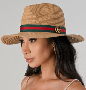 ICCO Accessories GO Fedora Hat With Red and Green Trim