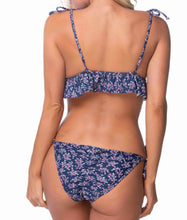 Load image into Gallery viewer, Beach Joy Bikini navy floral print bikini set
