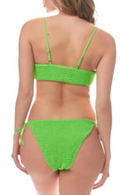 Load image into Gallery viewer, Envya lined soft-cup bikini with smocked finish
