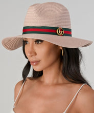 Load image into Gallery viewer, ICCO Accessories GO Fedora Hat With Red and Green Trim
