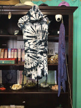 Load image into Gallery viewer, Kathmandu tie dye open back romper w/hoodie
