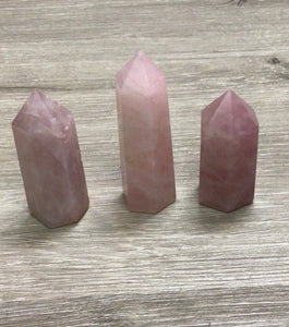 Rose Quartz Crystal Variations