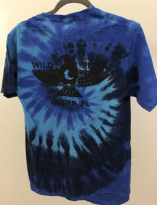 Wild Flier Dark Blue Tie Dye T-shirt