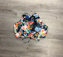 Load image into Gallery viewer, Raisins high neck tropical bikini top
