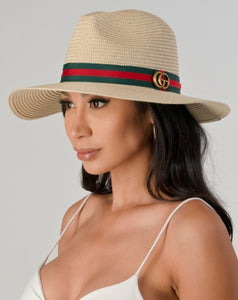 ICCO Accessories GO Fedora Hat With Red and Green Trim